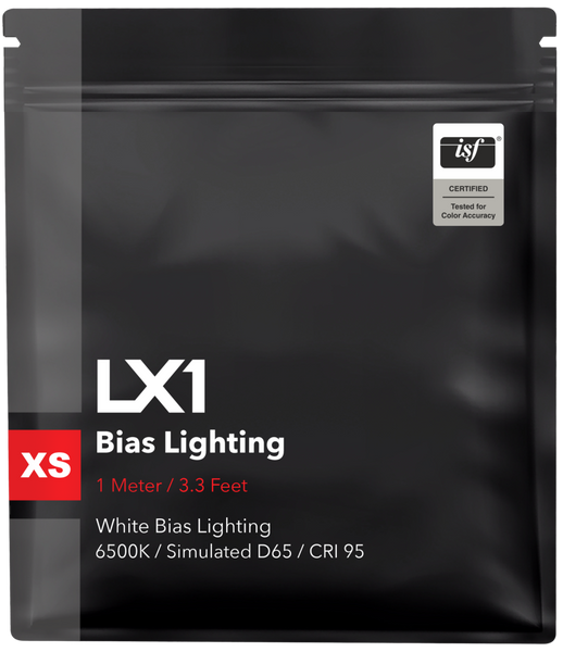 LX1 Bias Lighting CRI 95 6500K Simulated D65 White Bias Lights