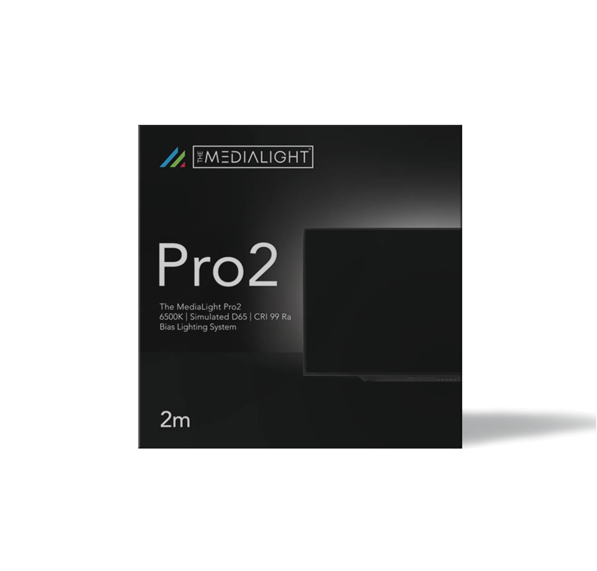 MediaLight Pro2 CRI 99 6500K White Bias Lighting - 2 Meter