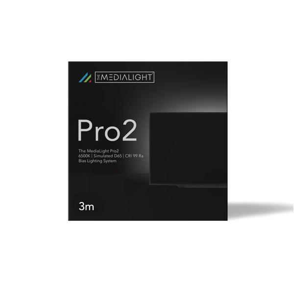 MediaLight Pro2 CRI 99 6500K White Bias Lighting - 3 Meters