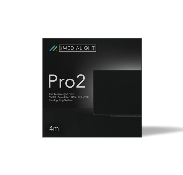 MediaLight Pro2 CRI 99 6500K White Bias Lighting - 4 Meters