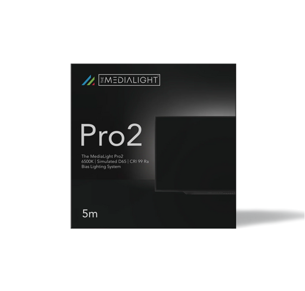 MediaLight Pro2 CRI 99 6500K White Bias Lighting - 5 Meters