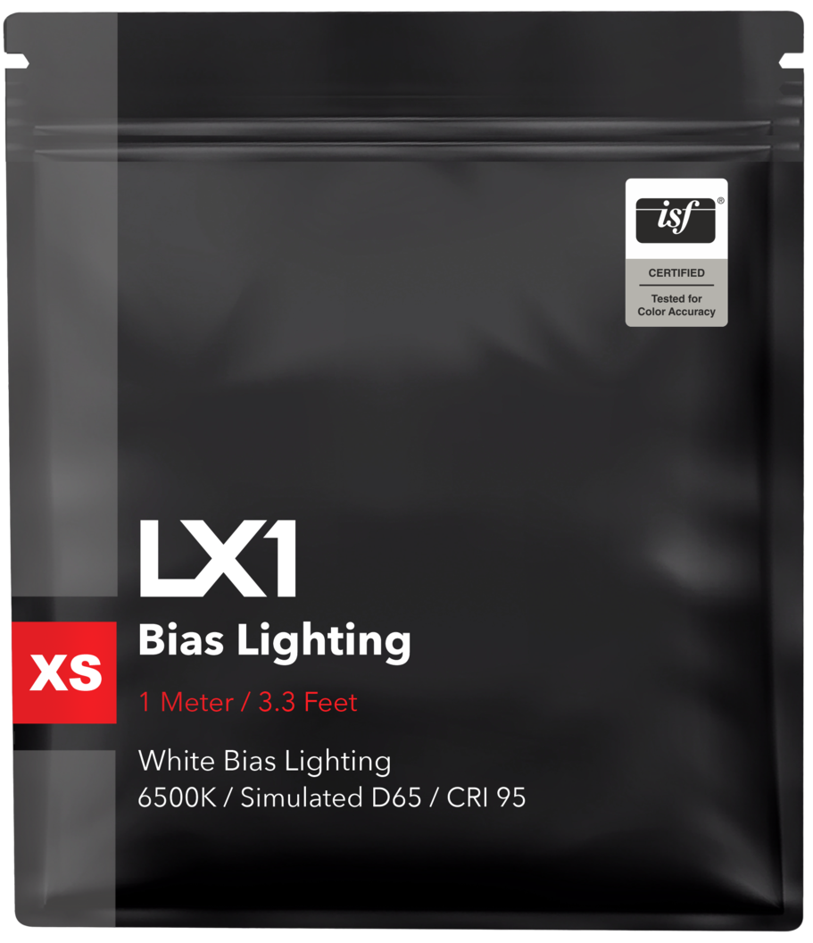 LX1 Bias Lighting CRI 95 6500K Simulated D65 White Bias Lights