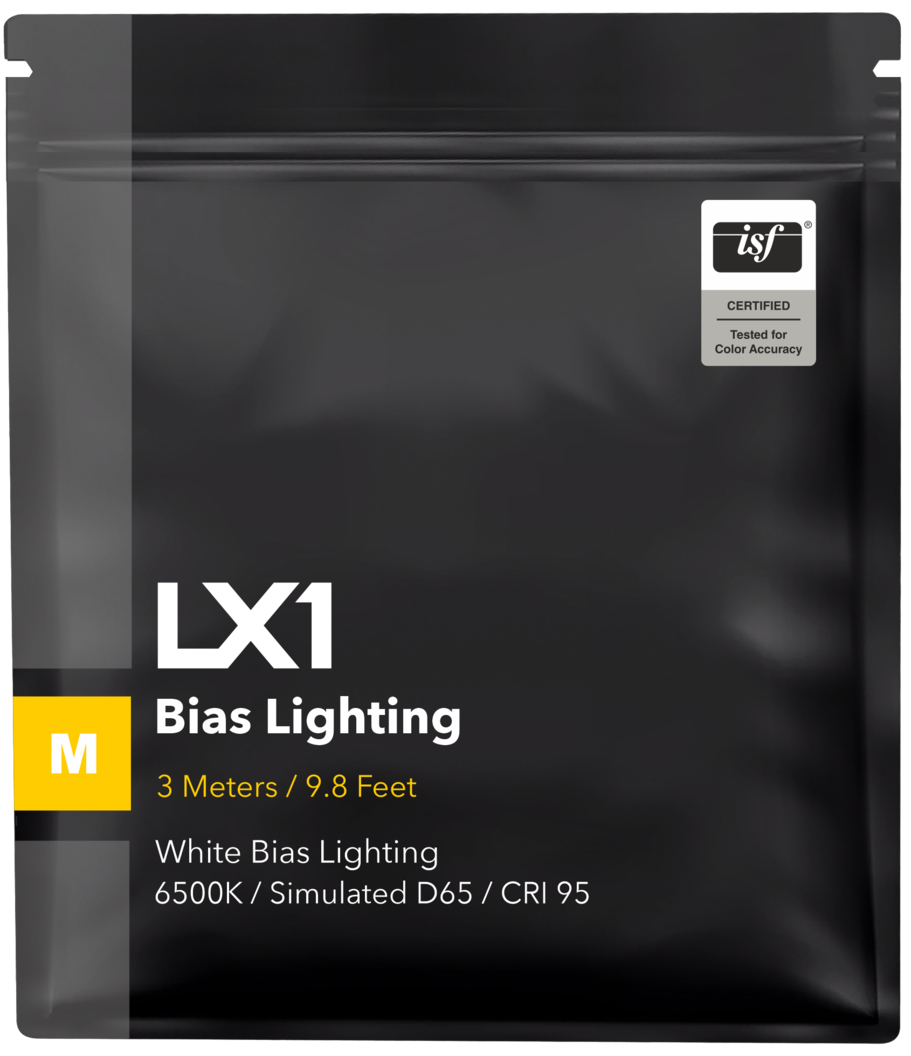 LX1 Bias Lighting CRI 95 6500K Simulated D65 White Bias Lights